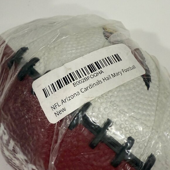 Arizona Cardinals Hail Mary Mini Rubber Football Tailgating Backyard Youth NEW - Picture 7 of 8